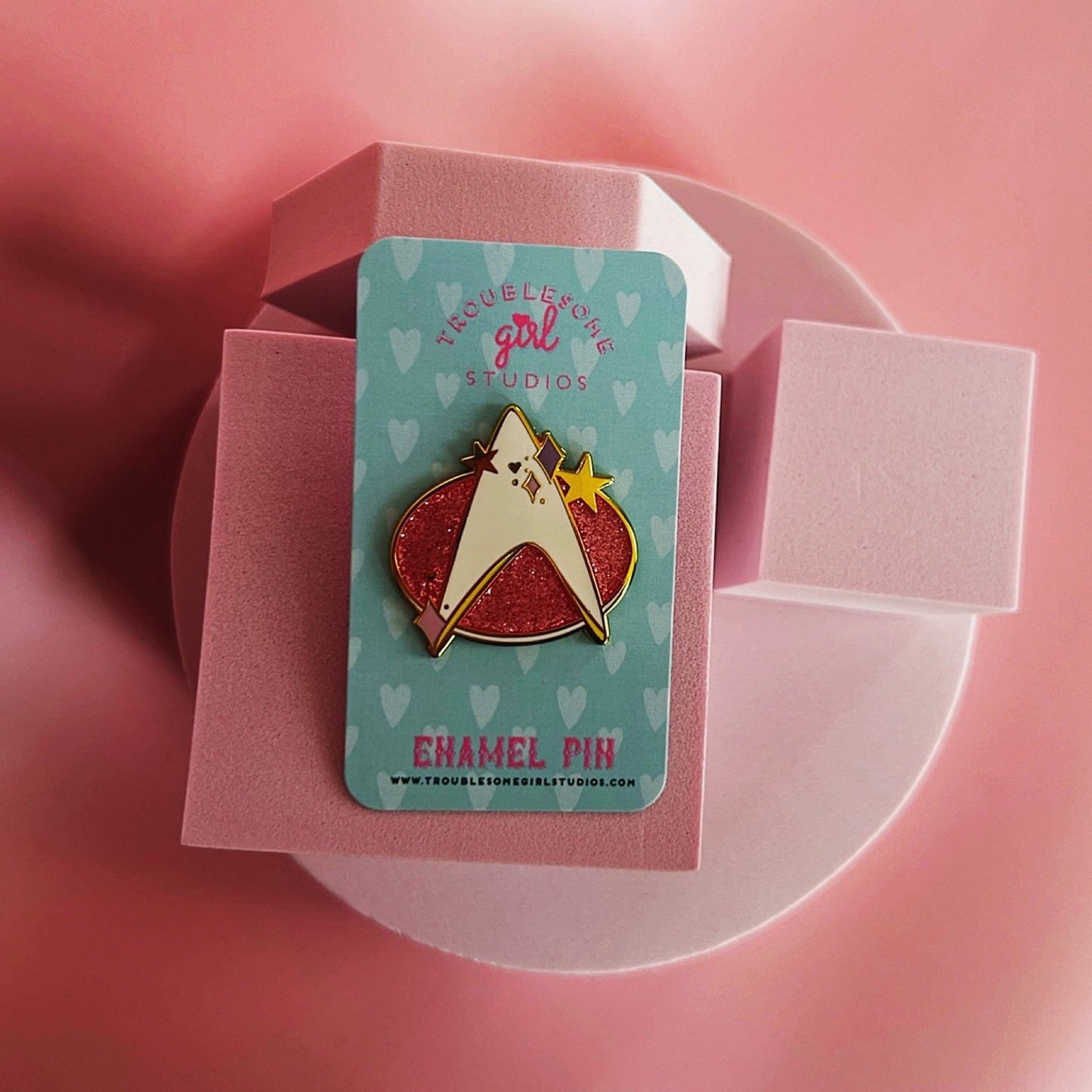 Generation Cutie Com-Badge Enamel Pin