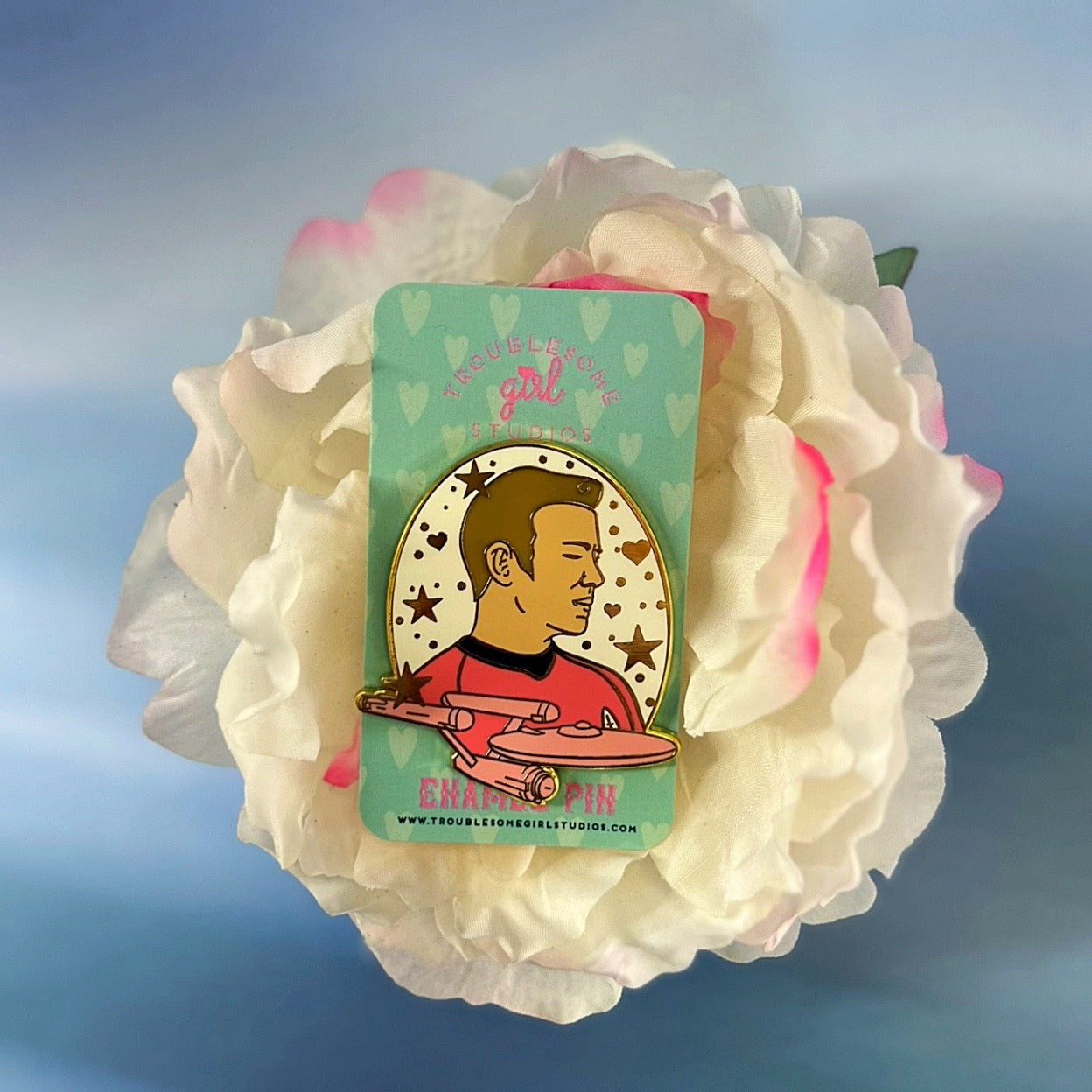 Kirk Enamel Pin