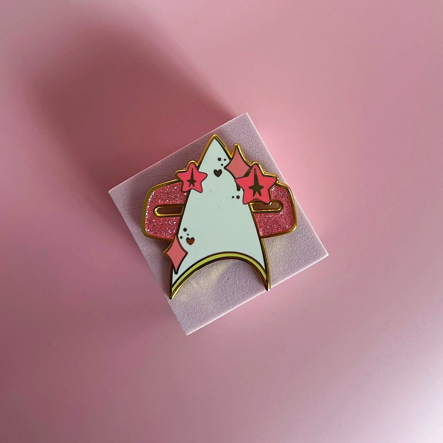 Magnetic Deep Space Cutie Com-Badge