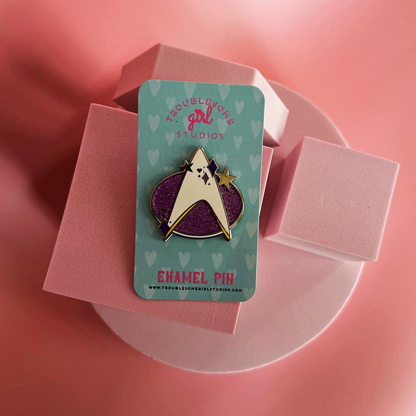 Generation Cutie Com-Badge Enamel Pin