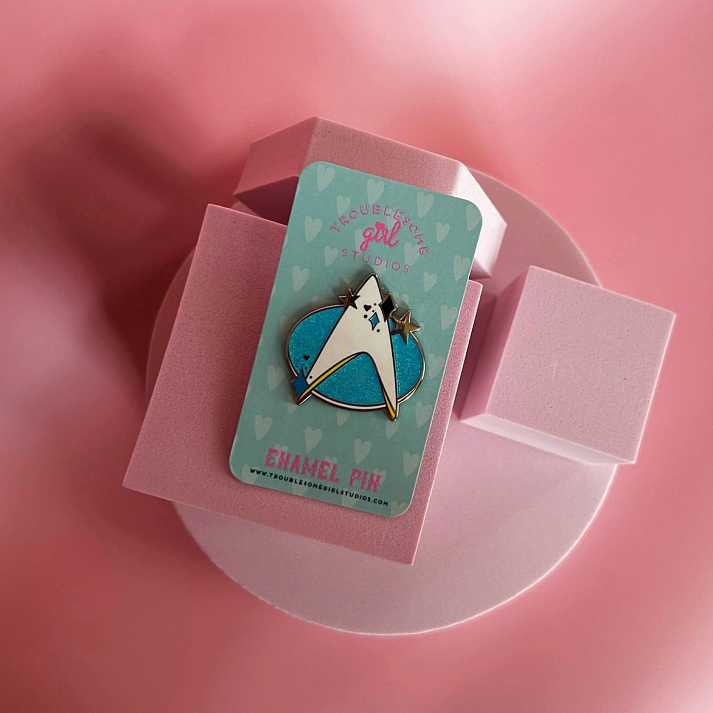 Generation Cutie Com-Badge Enamel Pin