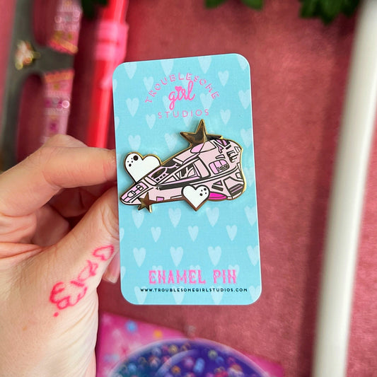 Flyer Enamel Pin